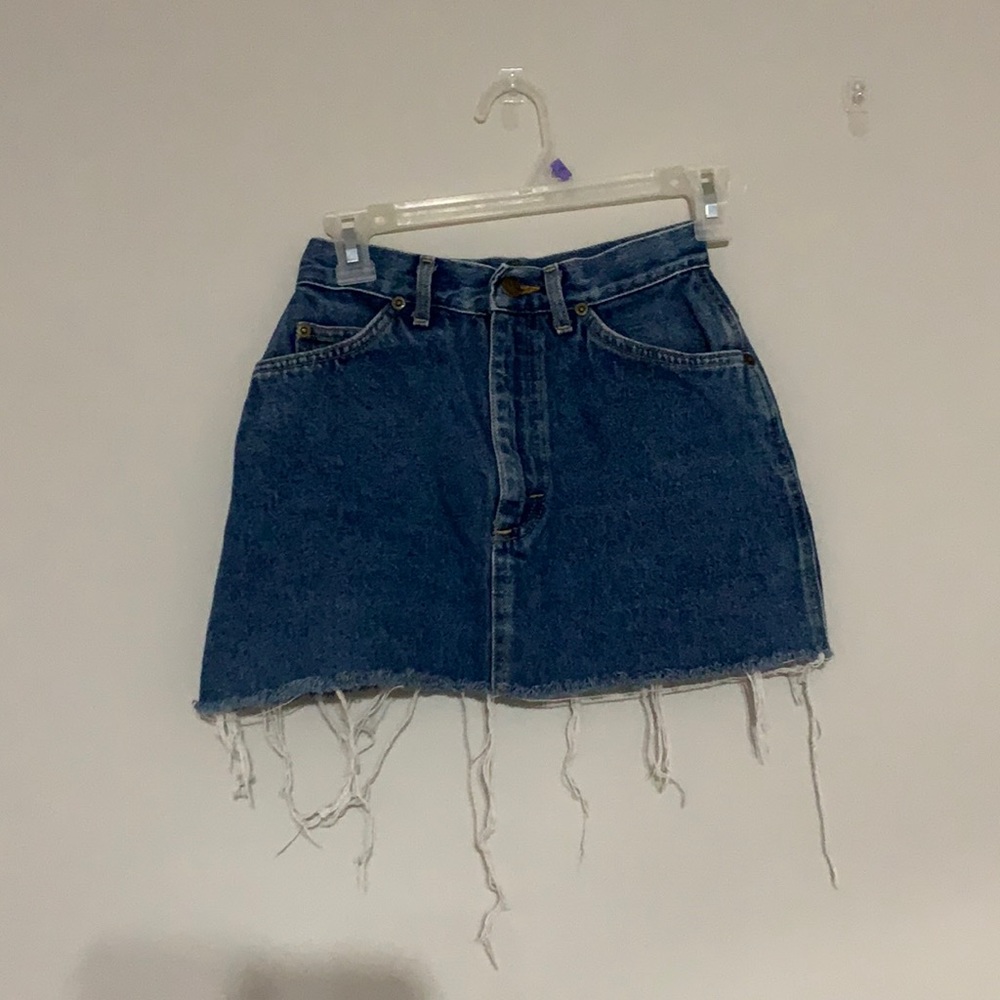 Size:00, LEE Mini high rise Jean skirt